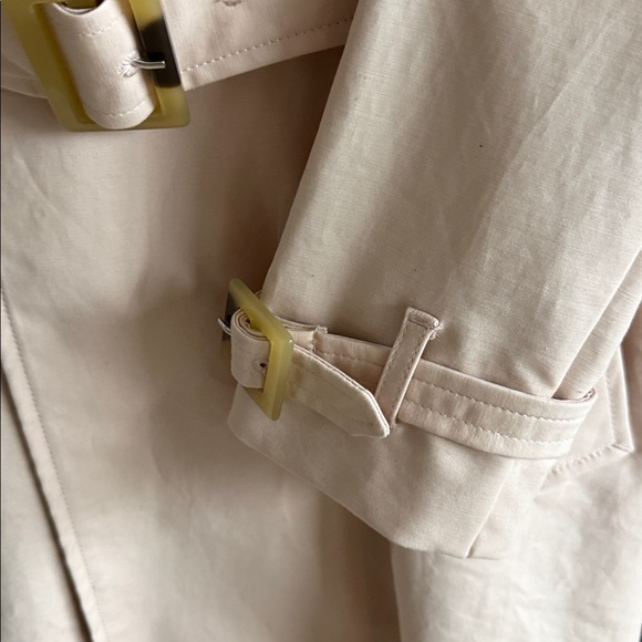 Mango Light Beige Double-Breasted Trench Coat - Picture 4 of 8